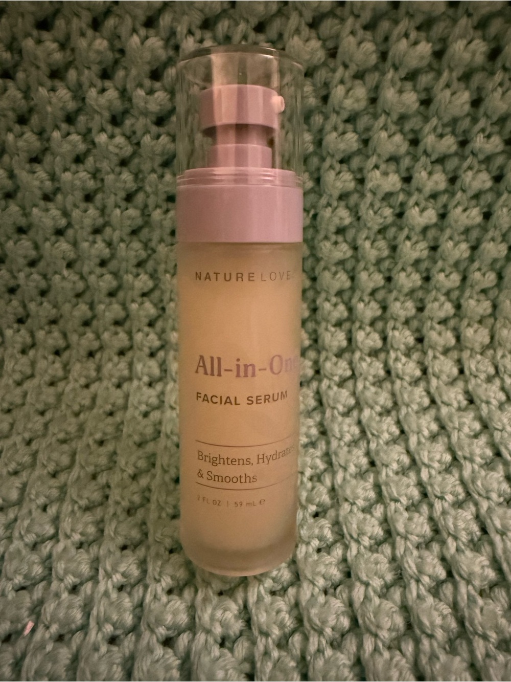All-in-One Facial Serum — Pink Pump Bottle